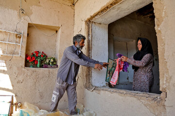 خسارت زلزله در روستای "شورک" در خراسان شمالی