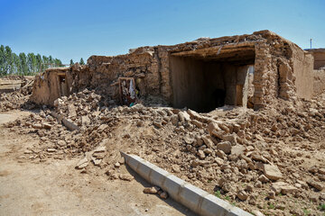 خسارت زلزله در روستای "شورک" در خراسان شمالی