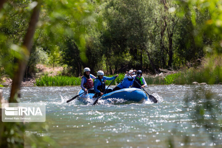 بانوان قایقران قزوین بر سکوهای برتر قهرمانی کشور