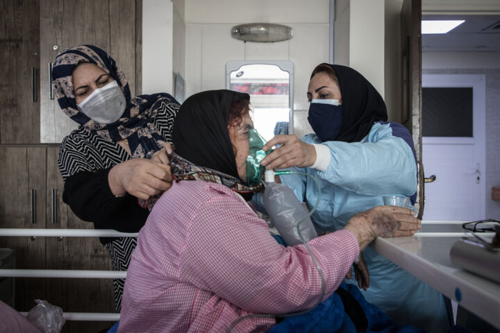 موج پنجم کرونا در بیمارستان های اهواز و گرگان