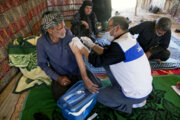 Impfung von 'Zoleh'-Nomaden in Kermanshah