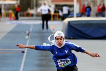 Liga de atletismo femenino en Teherán 