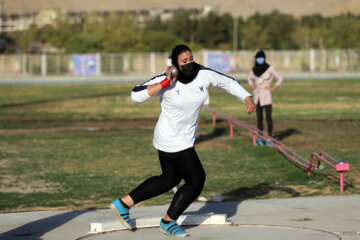 Liga de atletismo femenino en Teherán 