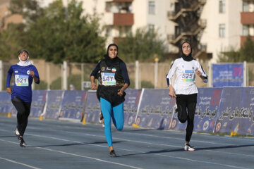 Liga de atletismo femenino en Teherán 