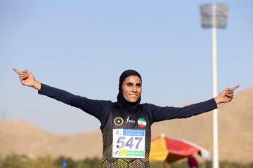 Liga de atletismo femenino en Teherán 