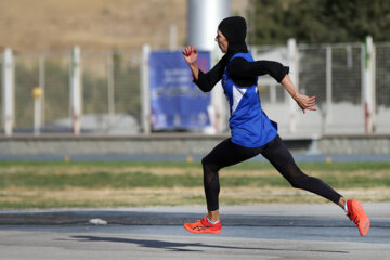 Liga de atletismo femenino en Teherán 