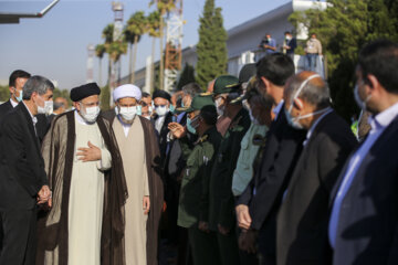 ورود رئیس جمهوری به شیراز