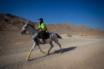 Competición de enduro ecuestre en Irán