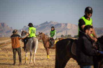 Competición de enduro ecuestre en Irán