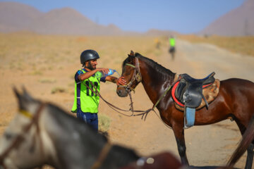 Competición de enduro ecuestre en Irán