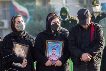 تشییع پیکر شهید سرباز مدافع امنیت در رشت