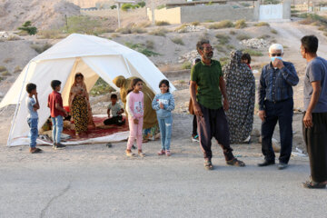 وضعیت روستای رضوان از توابع بخش فین در بندرعباس پس از زلزله