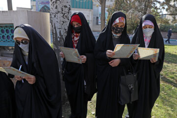 مراسم استقبال از خانواده شهید حسن برادری در دانشگاه علوم پزشکی ایران