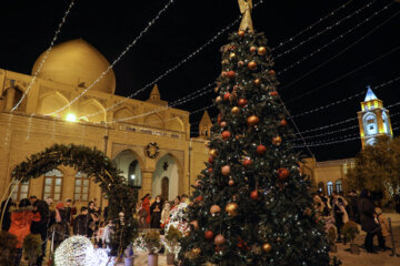 2022 : célébrations de Noël et du Nouvel An à l'église de Vank et dans le quartier Jolfa d'Ispahan