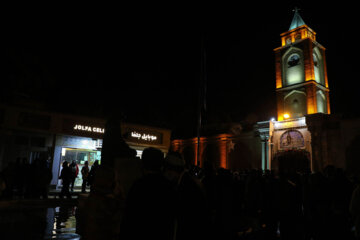 2022 : célébrations de Noël et du Nouvel An à l'église de Vank et dans le quartier Jolfa d'Ispahan