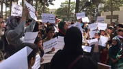 تظاهرات زنان در کابل به  خشونت کشیده شد 
