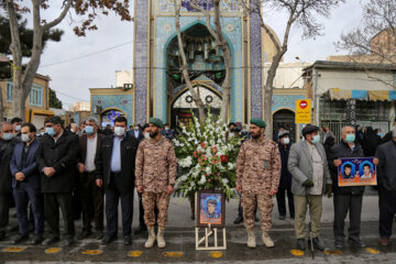 تشییع پیکر۲ شهید دفاع مقدس در بجنورد‎‎