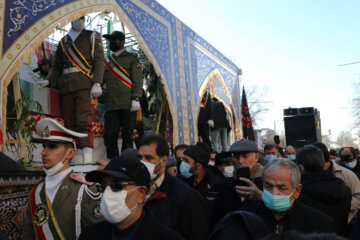 تشییع پیکرهای شهدای گمنام دوران دفاع مقدس در تهران