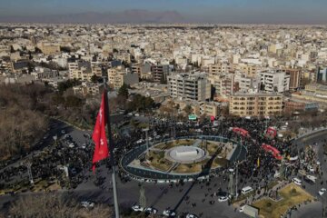 تشییع پیکرهای شهدای گمنام دوران دفاع مقدس در اصفهان