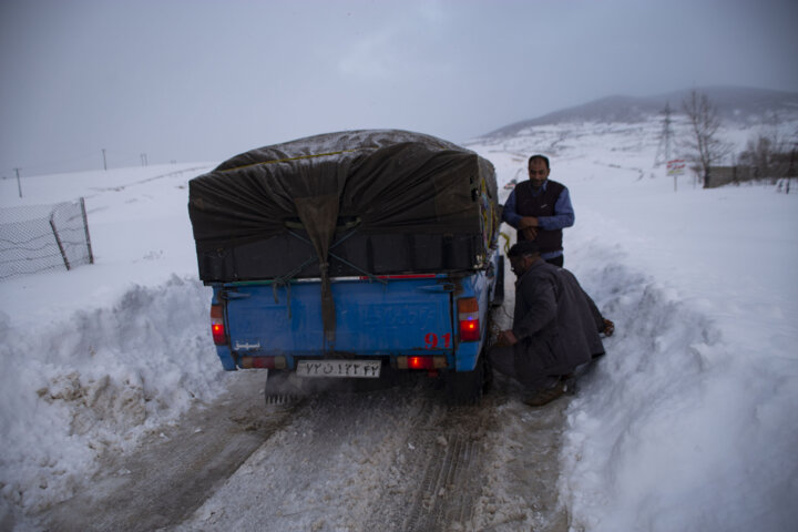مازندران شب را با یخبندان زیر ۱۶ درجه صبح کرد