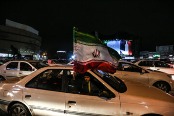 شادی مردم پس از صعود ایران به جام جهانی قطر