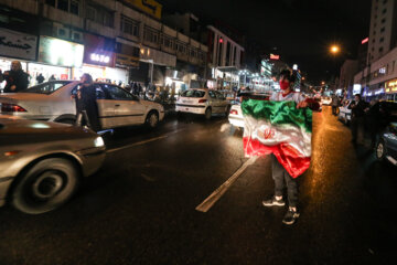 شادی مردم پس از صعود ایران به جام جهانی قطر