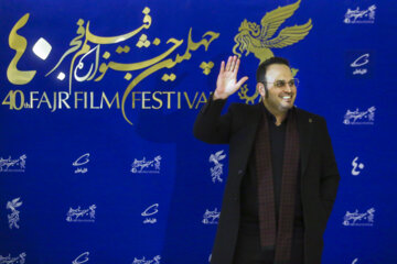 «محمدحسین مهدویان» کارگردان فیلم «مرد بازنده» در مراسم پیش از اکران در نخستین روز جشنواره فیلم فجر
