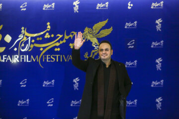 «محمدحسین مهدویان» کارگردان فیلم «مرد بازنده» در مراسم پیش از اکران در نخستین روز جشنواره فیلم فجر