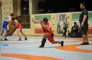 
Lutte libre: l’entrainement de l’équipe d’Iran avant le match amical contre les Etats-Unis 
