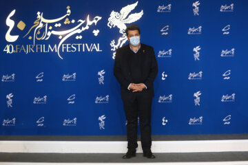 محمد خزاعی رئیس سازمان سینمایی در حاشیه های چهارمین روز جشنواره فیلم فجر