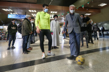 طرح «با ورزش همگانی، رایگان سفر کن» در متروی تهران