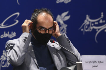  «مسعود سخاوت دوست» آهنگساز فیلم «بدون قرار قبلی» در نشست رسانه ای فیلم در هشتمین روز جشنواره فیلم فجر 