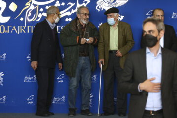 شخصیت های واقعی داستان فیلم «۲۸۸۸» در مراسم اکران فیلم در خانه جشنواره فیلم فجر 