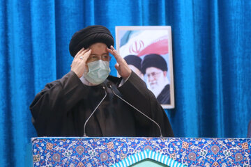 آیت الله سیدابراهیم رئیسی رئیس جمهور در نماز عبادی - سیاسی جمعه تهران