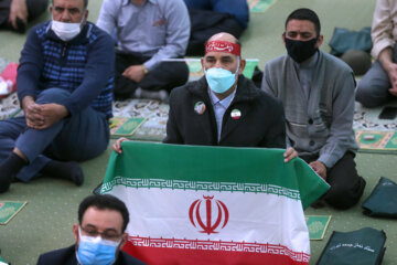 حضور نمازگزاران در نماز عبادی - سیاسی جمعه تهران