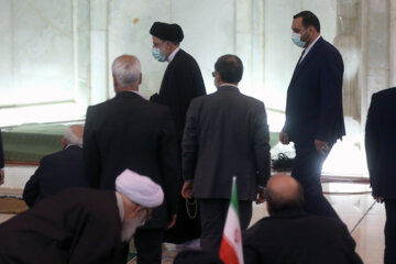 حضور رئیس جمهور در نماز عبادی - سیاسی جمعه تهران