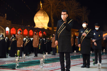 مراسم لاله گردانی شب شهادت احمد بن موسی (ع) در شیراز