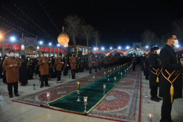 مراسم لاله گردانی شب شهادت احمد بن موسی (ع) در شیراز