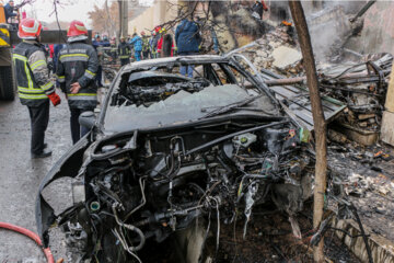 سقوط یک هواپیمای جنگنده در تبریز