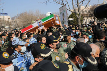 تشییع پیکر جانباختگان حادثه سقوط هواپیما در تبریز