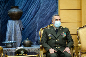  امیر سرتیپ محمدرضا آشتیانی وزیر پیشنهادی دفاع و پشتیبانی نیروهای مسلح در محل پاویون جمهوری 