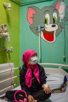  کودکان مبتلا به امیکرون در بیمارستان آیت الله طالقانی گرگان