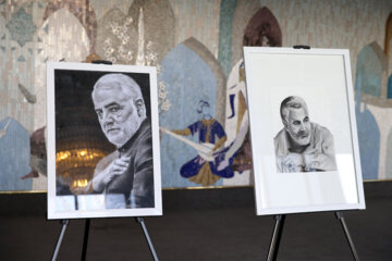 برگزاری نمایشگاه نقاشی در محل برگزاری  اختتامیه دومین جشنواره «سرخ نگاران»