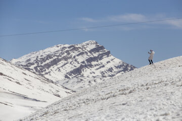 تفریحات زمستانی در پیست پولادکف سپیدان فارس