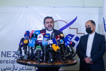 مصاحبه «محمدمهدی اسماعیلی» وزیر فرهنگ و ارشاد اسلامی در حاشیه مراسم بزرگداشت حکیم «نظامی » 