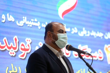 سخنرانی «رستم قاسمی» وزیر راه وشهرسازی در مراسم پیوستن ۴۷۰ دستگاه انواع واگن به شبکه ریلی کشور