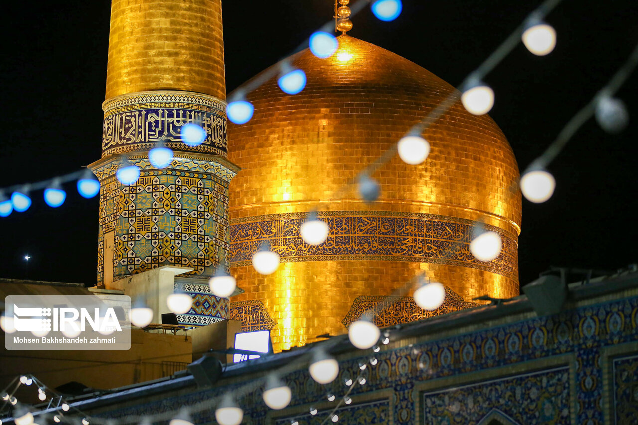 مراسم جشن میلاد امام حسن(ع) در حرم امام رضا(ع)برگزار شد