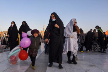 مسجد مقدس جمکران در شب نیمه شعبان