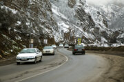 بارش برف و باران در جاده‌های ۱۲ استان/ مسافران و کاربران جاده احتیاط کنند