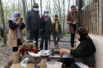 گردشگران نوروزی در موزه میراث روستایی گیلان‎‎‎